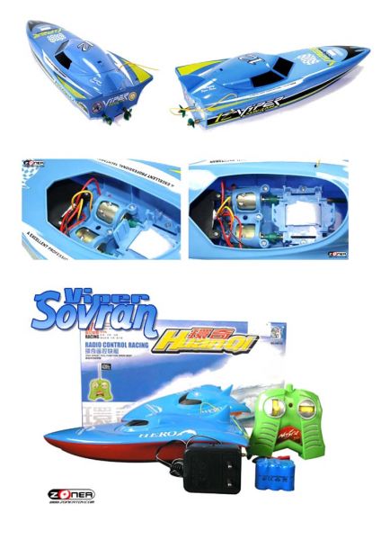 Lancha De Corrida Viper Sovran R/C 35 CM